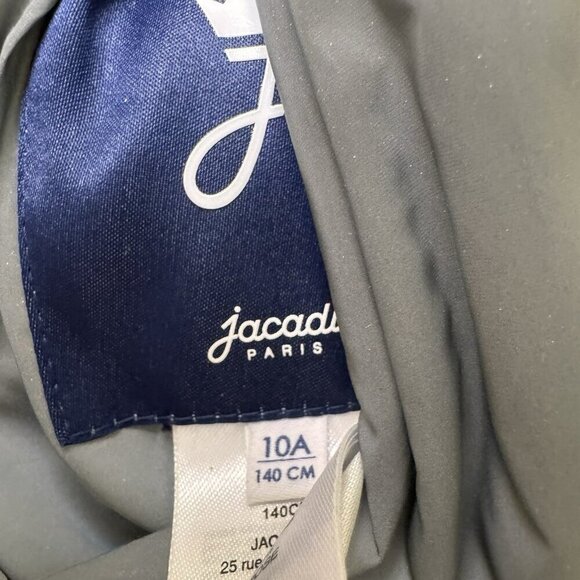Jacadi Paris Reversible Navy Silver Grey Puffer Vest Kids Size 10A - Picture 6 of 9